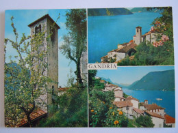 Cpsm Suisse 6978 Gandria TI Lago Di Lugano Multivues 8067 Ediz Engelberger - Gandria 