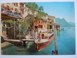 Cpsm Suisse 6978 Gandria TI Lago Di Lugano Ristorante Roccabella 5399 Ediz Engelberger - Gandria 