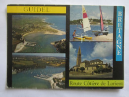 CPA GUIDEL  ROUTE COTIERE DE LORIENT MULTIVUES - Guidel