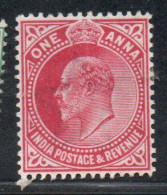 INDIA INDE 1902 1909 KING EDWARD VII 1a MH - 1902-11 Koning Edward VII