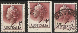 Australia 1957 - Mi 273A - El - Er - YT 235 ( Queen Elisabeth II ) - Usados