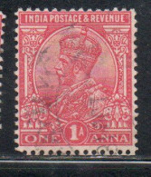 INDIA INDE 1911 1923 KING GEORGE V 1a USED USATO OBLITERE' - 1902-11 Koning Edward VII