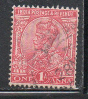 INDIA INDE 1911 1923 KING GEORGE V 1a USED USATO OBLITERE' - 1902-11 Roi Edouard VII