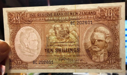 Nuova Zelanda NEW ZEALAND 10 Shillings  Pick#158d Sup/q.fds LOTTO 302 - Neuseeland