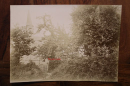 Photo 1890's Lignou De Briouze Tirage Albuminé Albumen Print Vintage Religion - Places