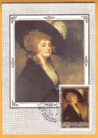 1984 Hermitage.  Maxicards  Art England. USSR. Petersburg  Women's Portraits, Costumes - Maximumkarten