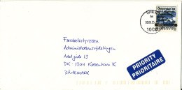Austria Cover Sent To Denmark Wien 3-6-2005 Single Franked - Lettres & Documents