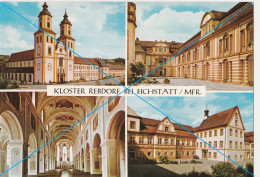 Ak Eichstätt In Bayern Kloster Rebdorf 4 Ansichten Farbig Ungelaufen Beschiftet 1972 - Eichstätt