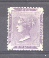 Sierra Leone  :  Yv  1  (*)  Dentelé 12 1/2 - Sierra Leone (...-1960)