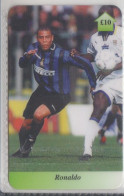 UNITED KINGDOM 2000 FOOTBALL CLUB INTER RONALDO PIRELLI 4 CARDS - Deportes