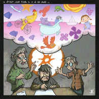 Exlibris : Angus, Anatole Ou La Joie De Vivre - Extrait Du Portfolio "Comme Une Orange A 10 Ans" - Illustrators A - C