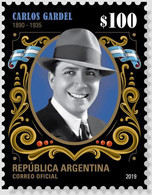 Argentina 2019 Tango, Carlos Gardel MNH Stamp - Ongebruikt