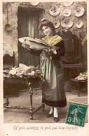 FÊTES - VOEUX - 1er Avril -(4) Jeune Femme -Poisson- - 1° Aprile (pesce Di Aprile)