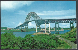 (PAN) CP FF-343- Thatcher Ferry Bridge Accross The Panama Canal Unused - Panama