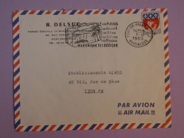 DE2 MARTINIQUE  BELLE  LETTRE   1965  PORT AU PRINCE  A LYON FRANCE  +AFFR. PLAISANT+++ - Andere & Zonder Classificatie