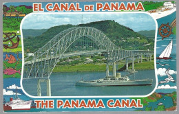 (PAN) CP FF-577- The Thatcher Ferry Bridge Accross The Panama Canal .unused - Panama