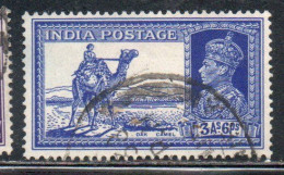 INDIA INDE 1937 1940 KING GEORGE VI DAK CAMEL 3a6p USED USATO OBLITERE' - 1936-47 King George VI