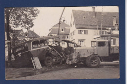CPA Allemagne Bavière Wangen Ravensburg Lindau Carte Photo Accident Camion Automobile Non Circulé - Autres & Non Classés