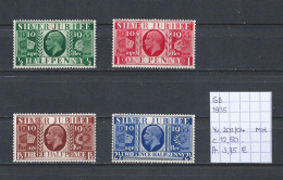 (TJ) GB 1935 - YT 201/04 (postfris Met Plakker/neuf Avec Charnière/MH) - Unused Stamps