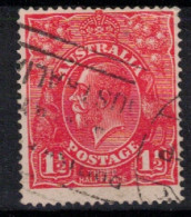 AUSTRALIE    1923-1924      N° 37 ?  (dent. 14  -  Filig. ?) - Gebraucht