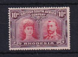 Rhodesia - BSAC: 1910/13   Double Head    SG149    10d    Scarlet & Reddish Mauve     MH - Sonstige & Ohne Zuordnung