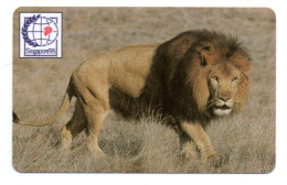 Lion Leo  Télécarte Magnétique Zambie Zanbia Phonecard (B 777) - Sambia
