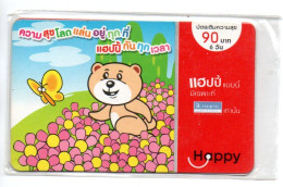 Ours Nouours Jouet Spiel Carte Prépayée HAPPY Thailande NSB Card (B 779) - Thaïland