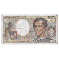 France, 200 Francs, Montesquieu, 1983, T.021, TTB, Fayette:70.3, KM:155a - 200 F 1981-1994 ''Montesquieu''