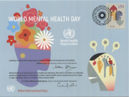 ONU Vienne 2023 - "OMS WHO - World Mental Health Day" - Carte Souvenir - Maximum Cards