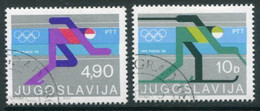 YUGOSLAVIA 1980 Winter Olympic Games Used*.  Michel 1821-22 - Usados