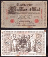 GERMANIA 1000 MARCHI 1910 PIK 45B MB-BB - 1000 Mark