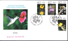 KK-196 2000 NORTHERN CYPRUS NATURE FLOWERS F.D.C.  - Covers & Documents