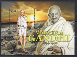 Guinea Bissau Block 1v 2010 Mahatma Gandhi MNH - Mahatma Gandhi