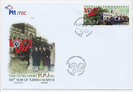 2012 - 100TH YEAR OF TURKISH HEARTS ASSOCIATION 25 MARCH 2012  - FDC - FDC