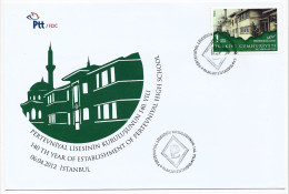 2012 - 140TH YEAR OF THE ESTABLISHMENT OF PRTEVNIYAL HIGH SCHOOL 6TH APRIL 2012  - FDC - FDC