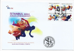 2012 - ISTANBUL 2012 EUROPEAN CAPITAL OF SPORTS 16 FEBRUARY 2012  - FDC - FDC