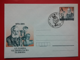 KOV 704-2 - Letter, Lettre, YUGOSLAVIA, BLANK, BLANC, Telephone, Yubilee - Storia Postale