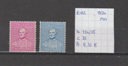 (TJ) Eire 1954 - YT 124/25 (postfris Met Plakker/neuf Avec Charnière/MH) - Neufs