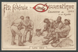 Carte P De 1909 ( Lausanne / Fête Fédérale De Gymnastique ) - Gimnasia