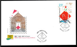 KK-805 Northern Cyprus National Stamp Exhibition F.D.C. - Cartas & Documentos