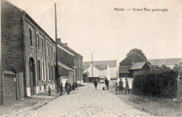 Mellet   Grand'rue Prolongée Bien Animée Voyagé En 1924 - Les Bons Villers