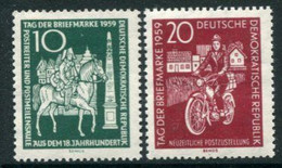 DDR / E. GERMANY 1959 Stamp Day MNH / **.  Michel  735-36 - Nuevos