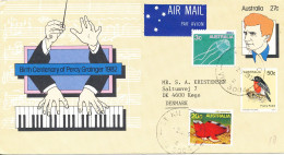 Australia Uprated Aerogramme Sent To Denmark 2-3-1983 - Aerogrammi