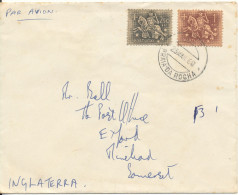 Portugal Cover Sent Air Mail To England 23-3-1960 - Lettres & Documents