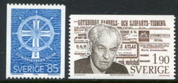 SWEDEN 1976 Anniversaries MNH / **..  Michel 950-51 - Unused Stamps