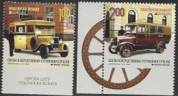 Bosna Bosnia Bosnien Serbia Serba 2013 Europa Cept Michel 592-93Du ** MNH Neuf Postfrisch Unperforated At Bottom - 2013