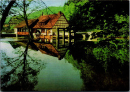 45019 - Deutschland - Blaubeuren , Blautopf Mit Hostorischer Hammerschmiede , Wasserrad - Nicht Gelaufen  - Blaubeuren