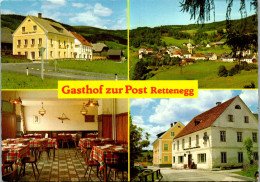 44850 - Steiermark - Rettenegg , Gasthof Zur Post , Josef Simml - Gelaufen 1985 - Weiz