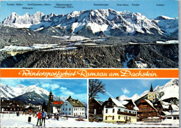 44804 - Steiermark - Ramsau , Dachstein Südwände , Kulm , Gasthof Kirchenwirt - Gelaufen  - Ramsau Am Dachstein