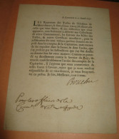 ETIENNE-JEAN BOUCHU Autographe Signé 1697 INTENDANT GRENOBLE IMPOTS TAILLE - Personnages Historiques